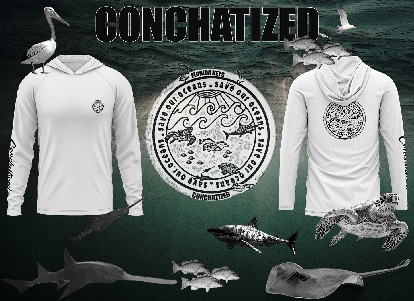 UPF Performance Long Sleeve SAVE OUR OCEANS
